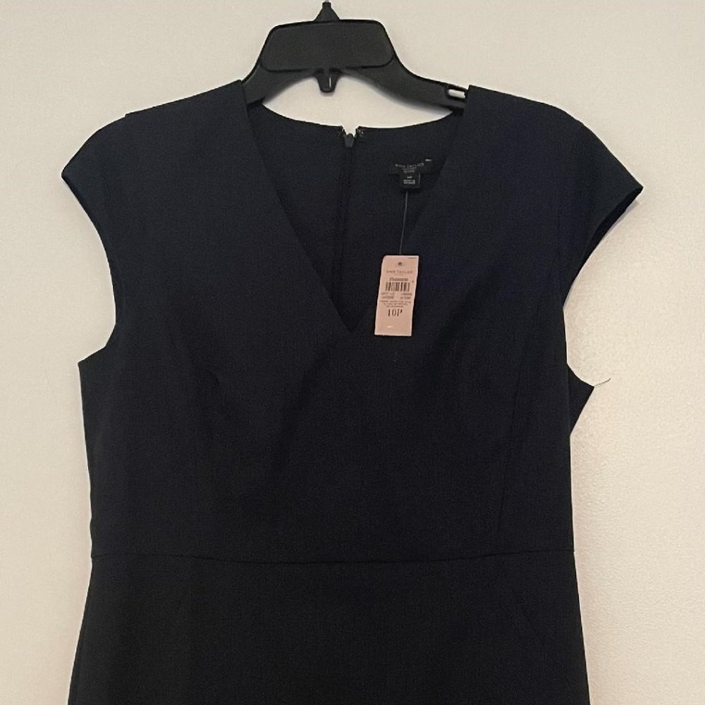 Ann Taylor Navy Blue Dress - Size 10